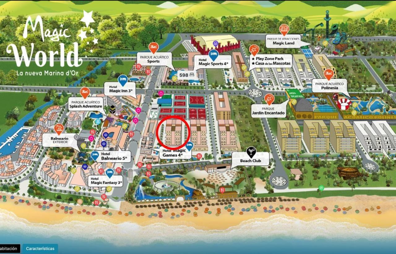 Apartamento Primera Linea - Magic World Marina D'Or Oropesa del Mar Exterior foto